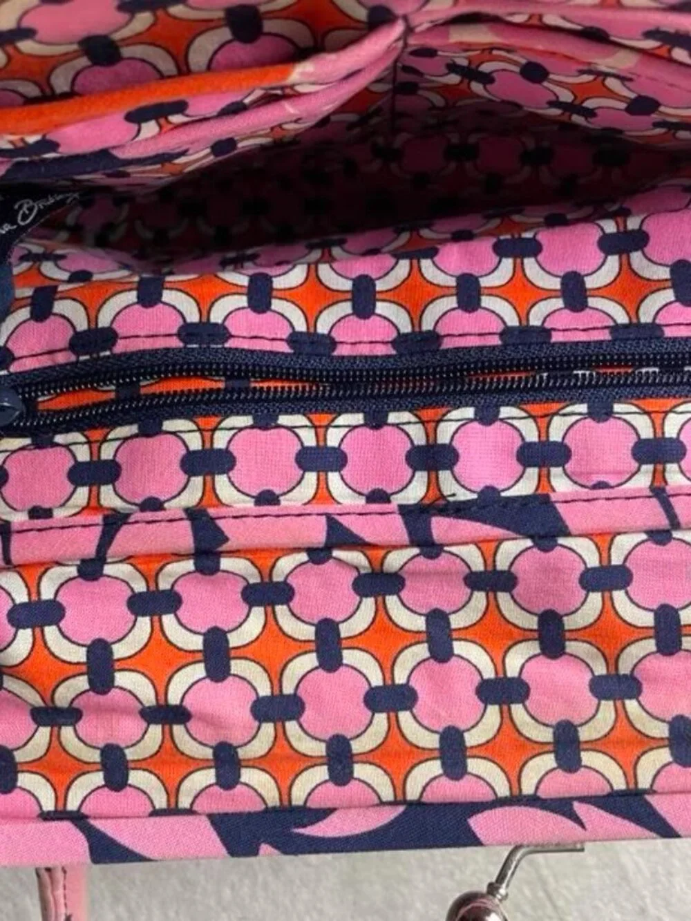 EUC Vera Bradley Alice Loves Me Floral Shoulder Bag Purse with Matching Wallet
